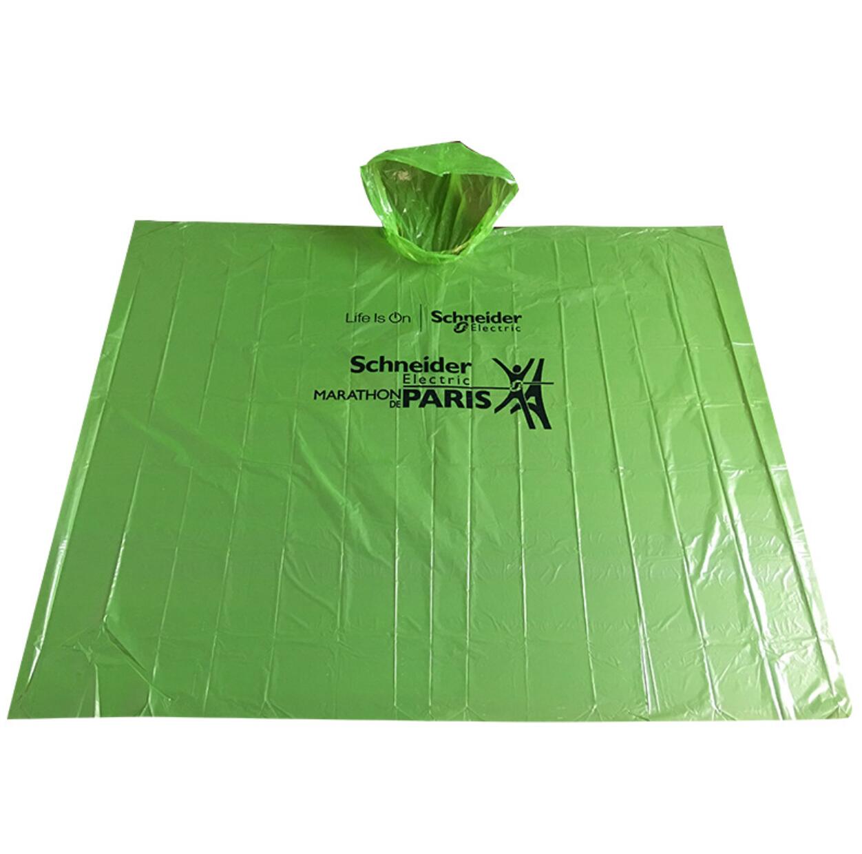 Full Color Disposable Emergency Rain Ponchos Adults 2