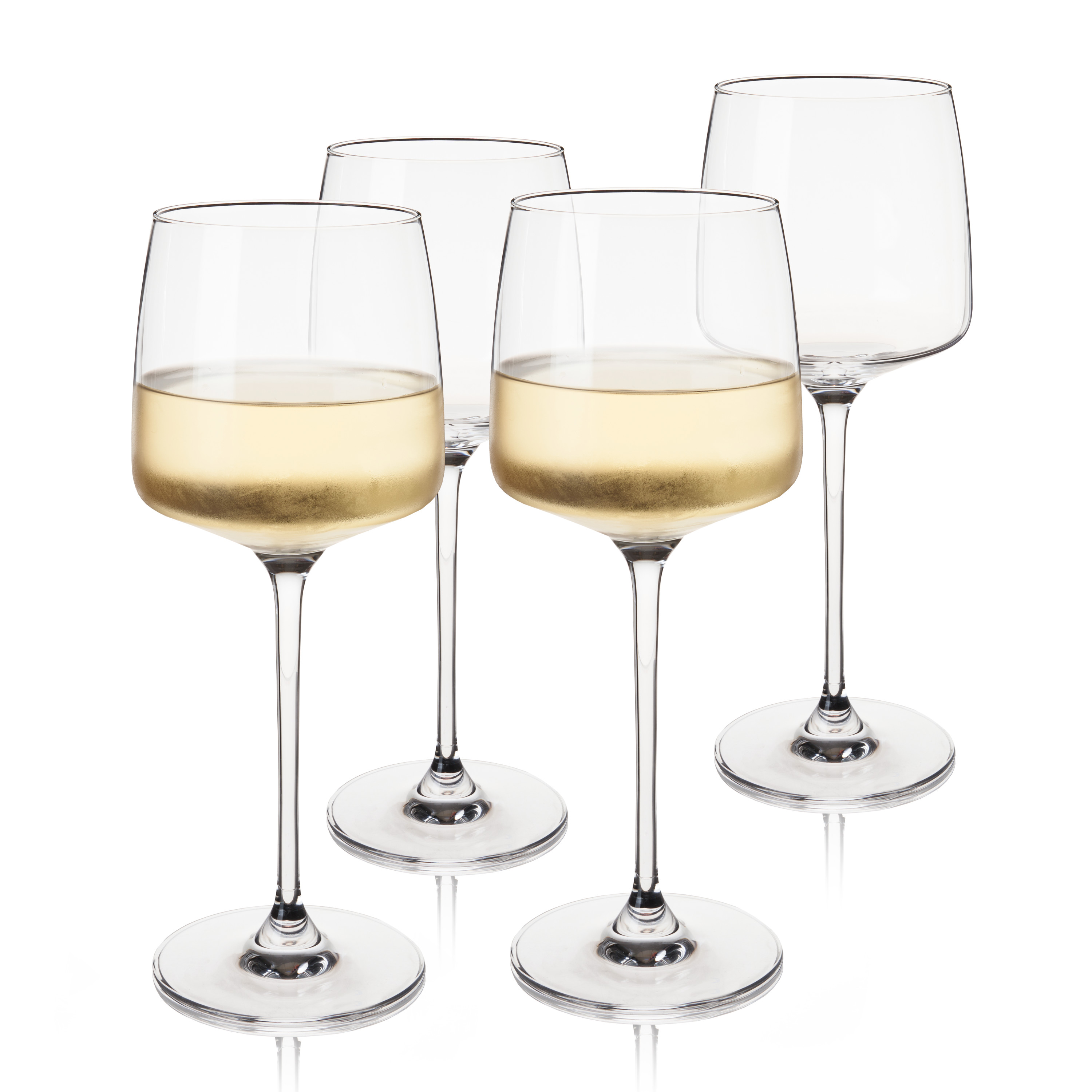Viski® Reserve Julien Crystal Chardonnay Glass, set of 4 2