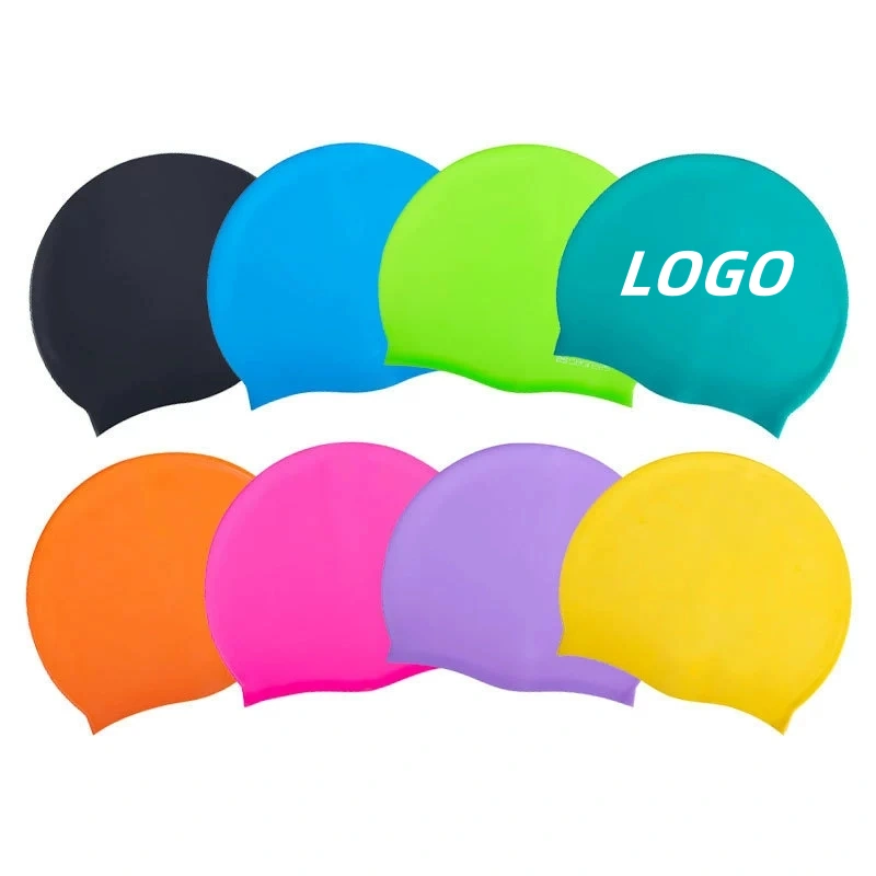 Custom Silicone Swim Cap Flat Style 2