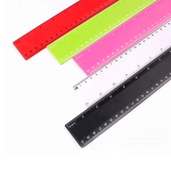 Plastic 12" Ruler 3