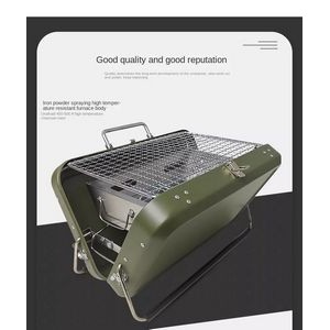 Foldable Stainless Steel Charcoal Bbq Grill 2