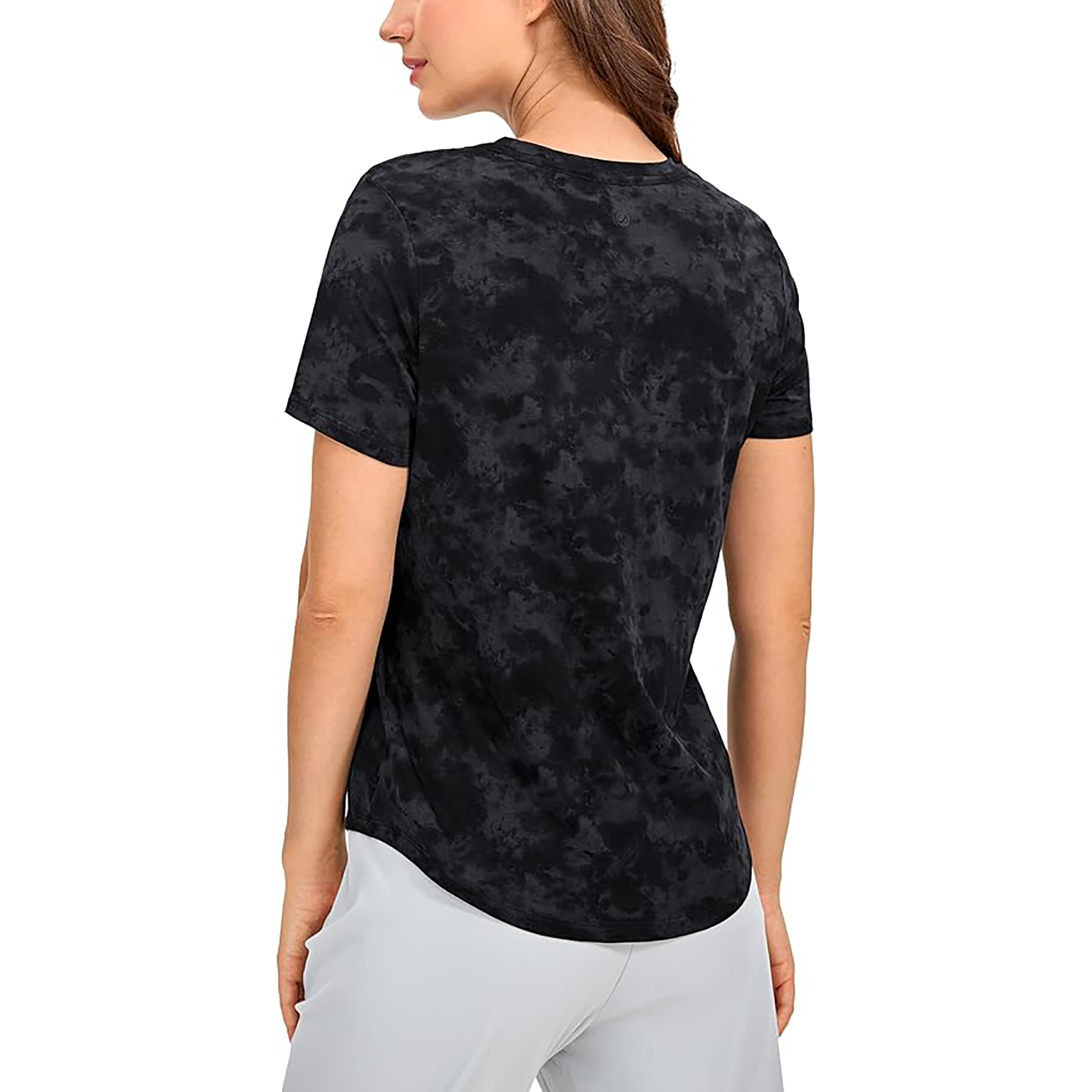 Men's Cotton Hip Hop Crew Neck Long T Shirt 21