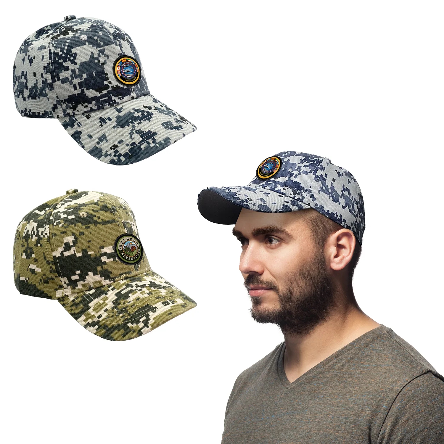 EMBLEM CAMO HAT 6
