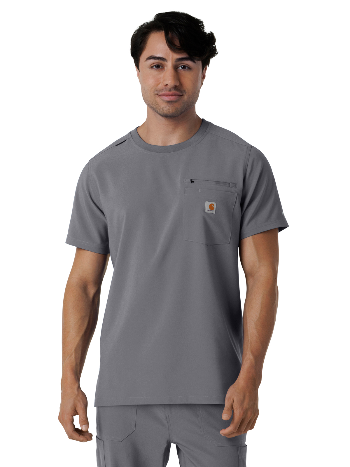 Carhartt Scrubs - Force Cross-Flex - Men's Two-Pocket Crew Neck Scrub Top 2