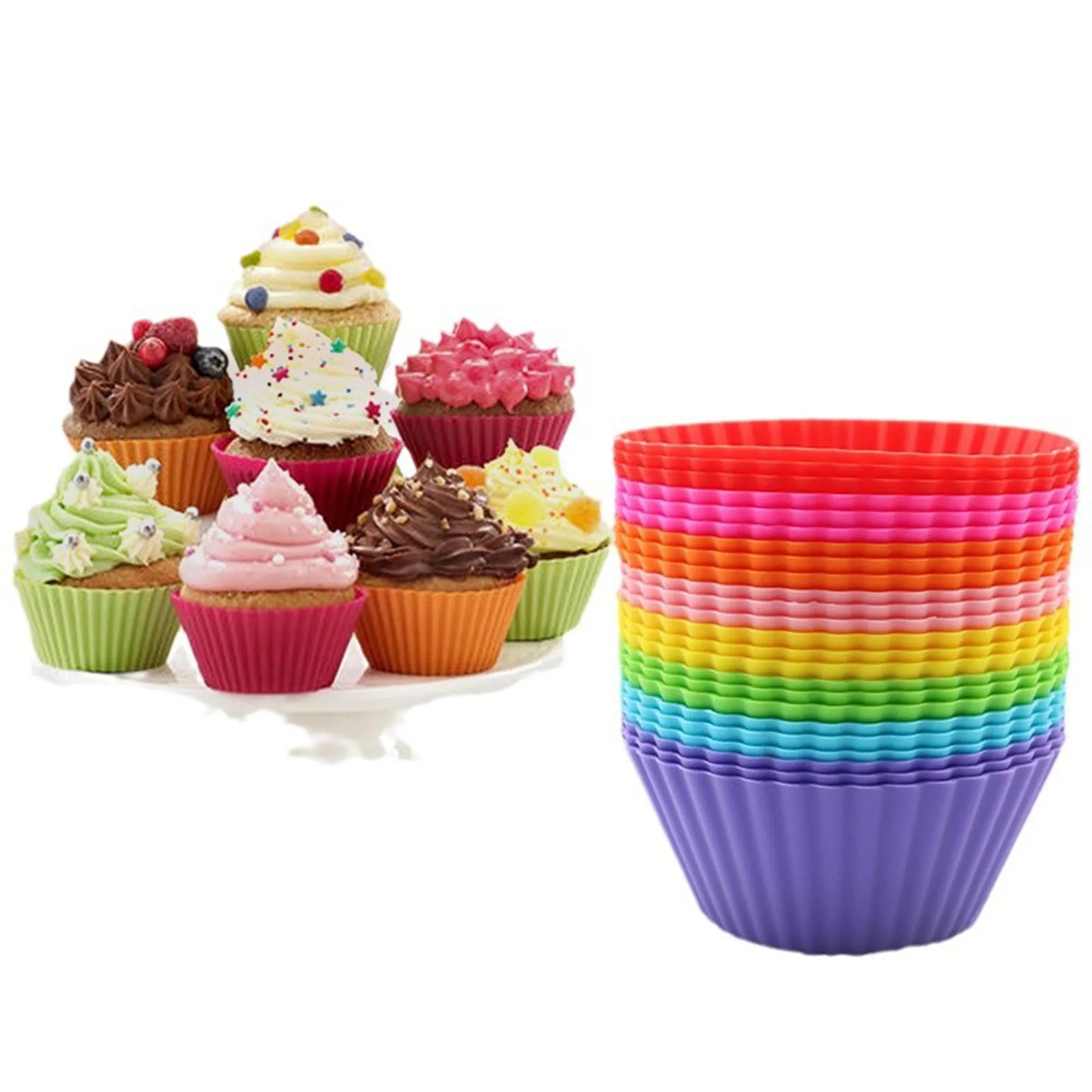 Muffin Cup Baking Silicone Cake Mold 1