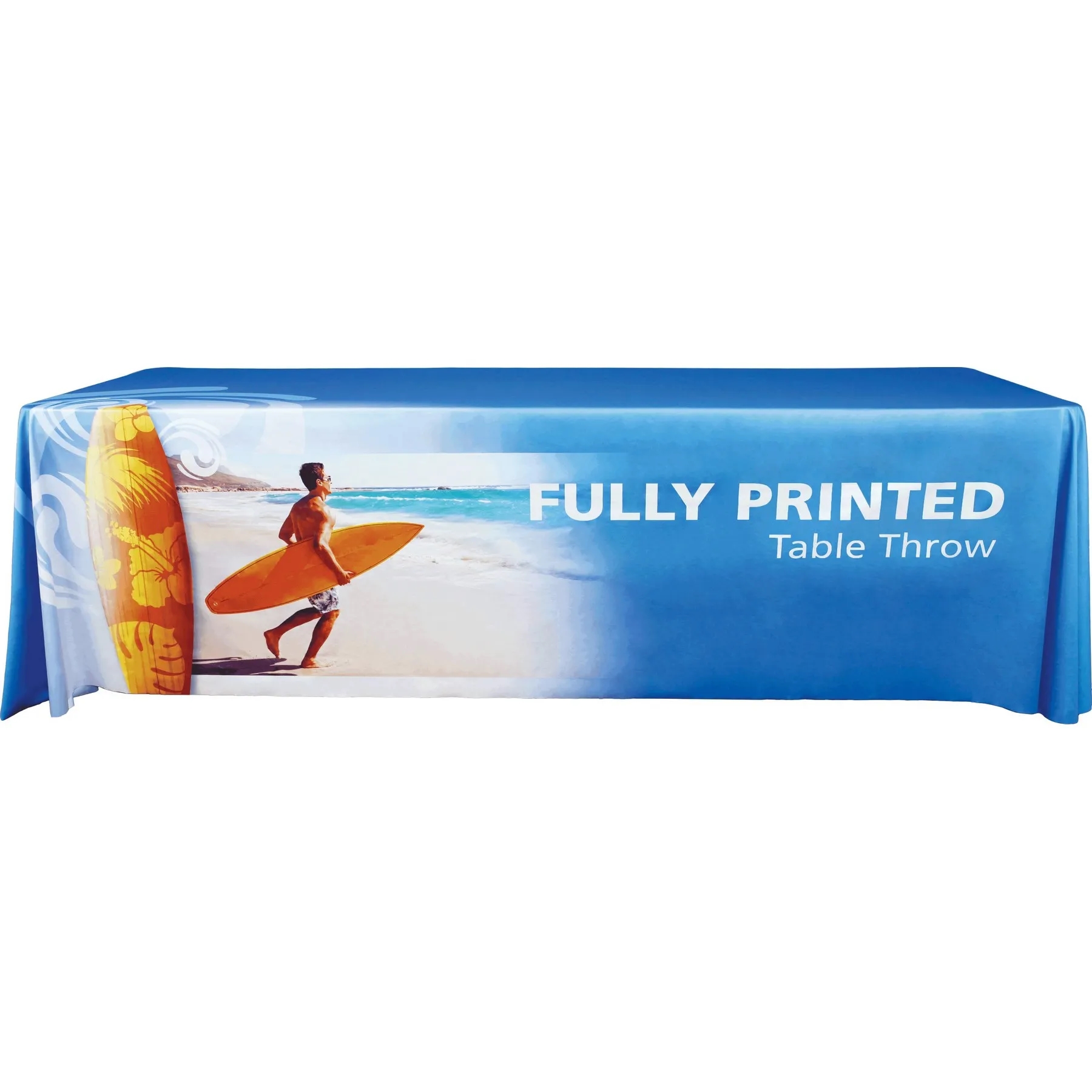 8Ft Fully Printed Table Throw (4-Sided with Dye-Sublimation) 1