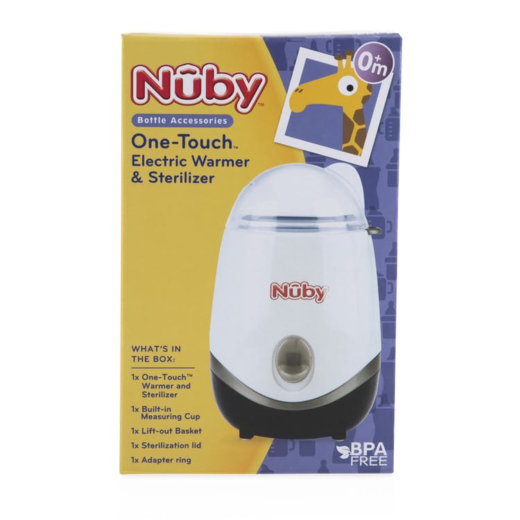 Nuby One-Touch 2-in-1 Electric Baby Bottle Warmer & Sterilizer 1