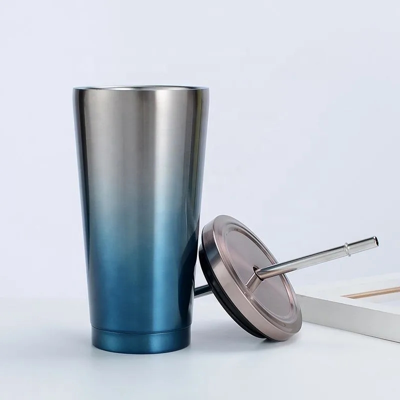 Insulated Stainless Steel Water Cup With Straw 5