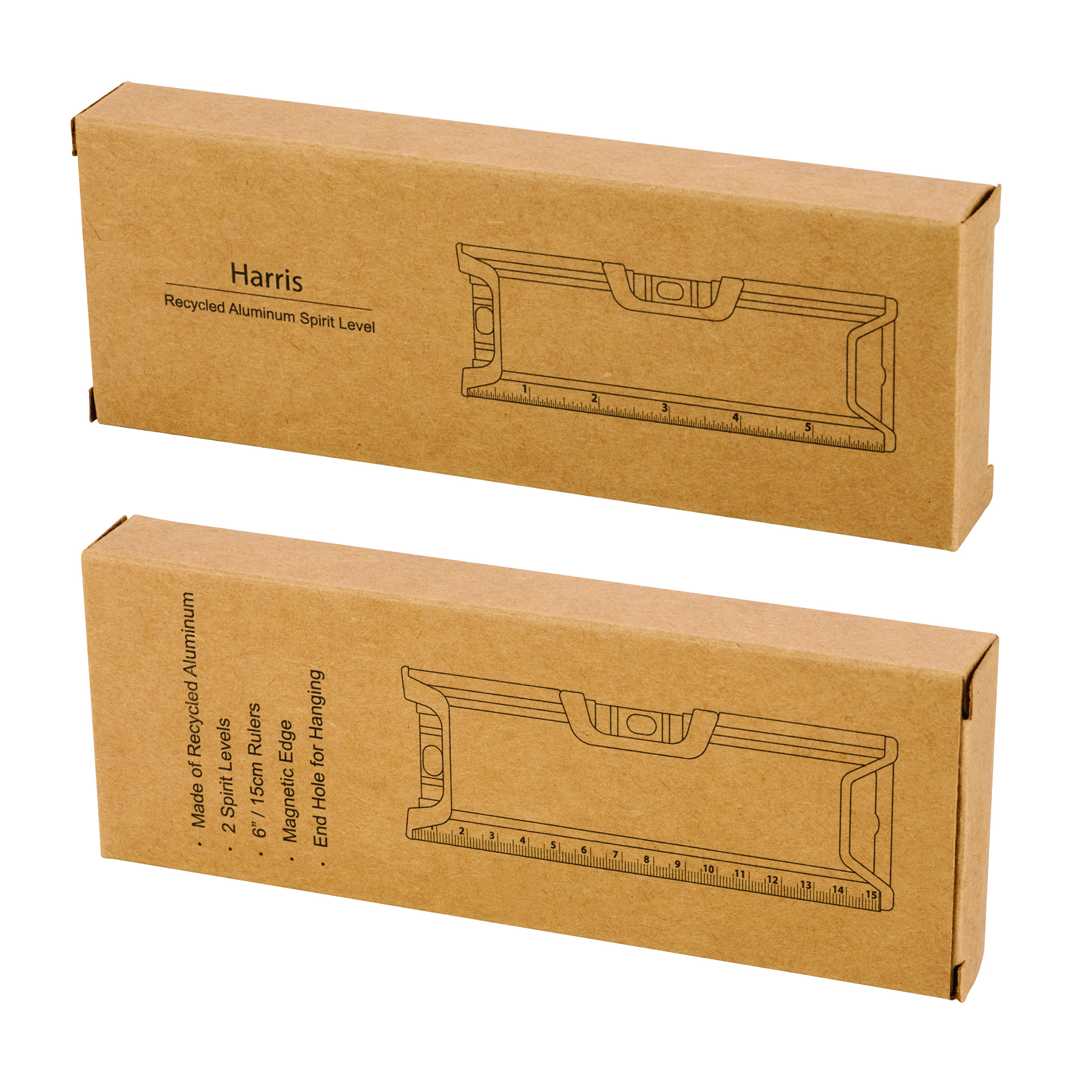 Harris Recycled Aluminum Spirit Level 4
