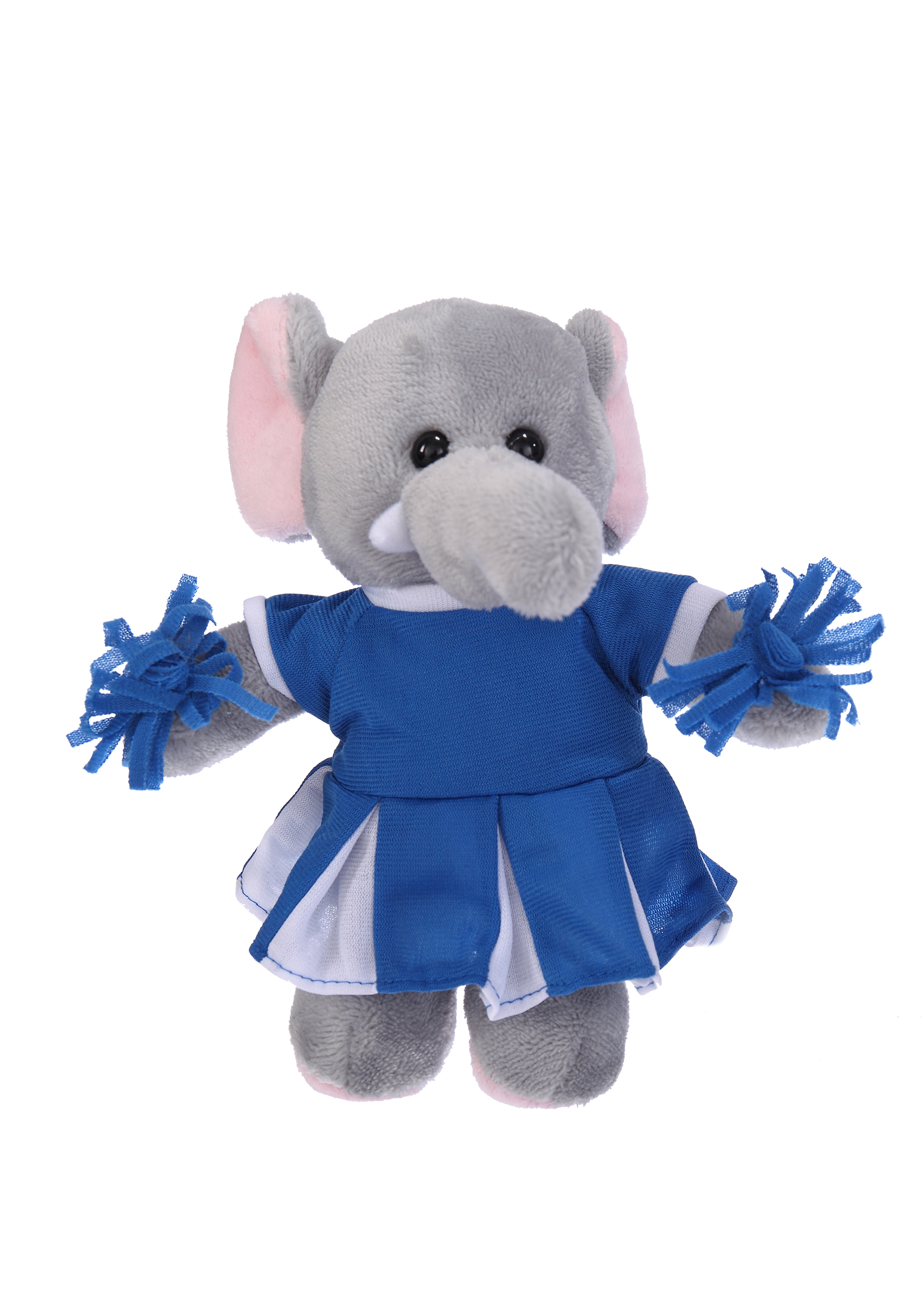 Soft Plush Stuffed Elephant with Cheerleader Outfit 3