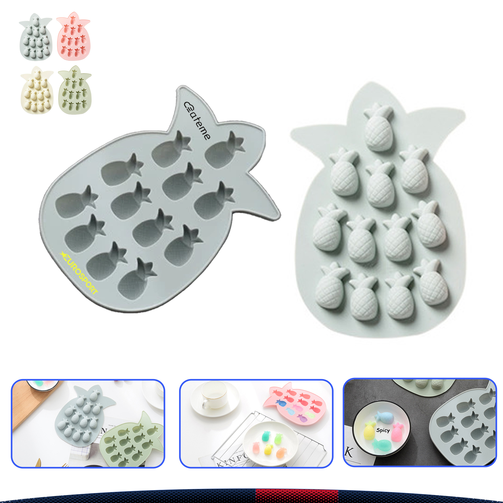 Pineapple Ice Cubes 4