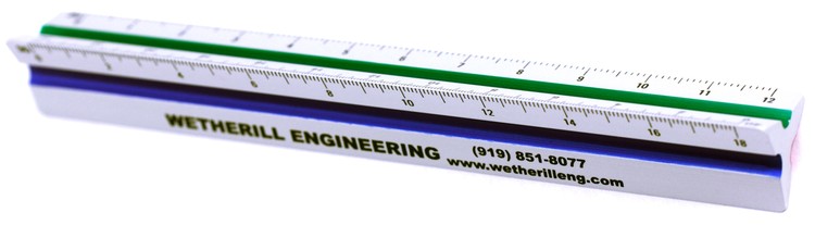 6" Color-Coded Engineer Solid Scale 5