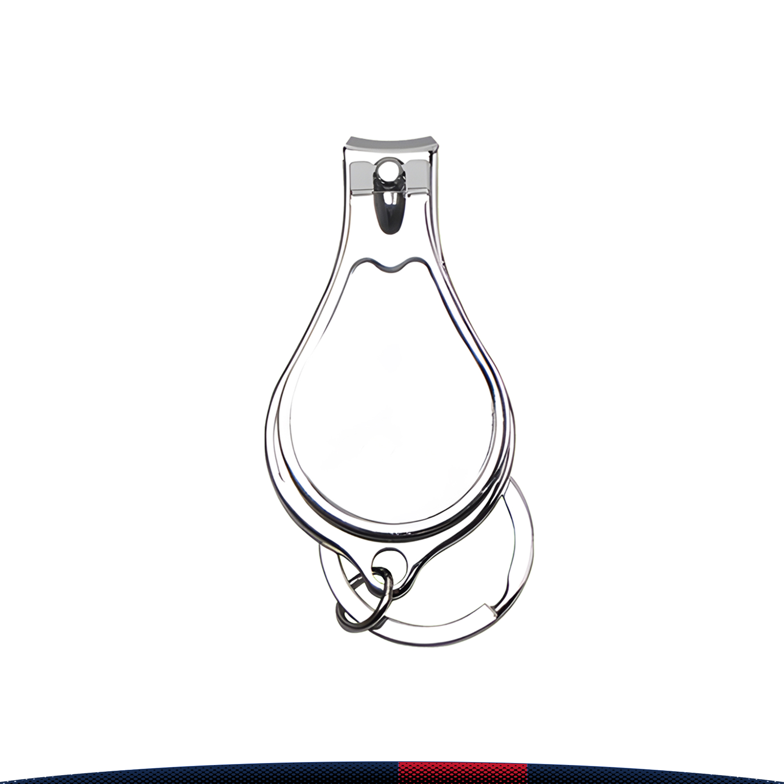 Retae 4in1 Carbon Steel Keychain Nail Clipper 4