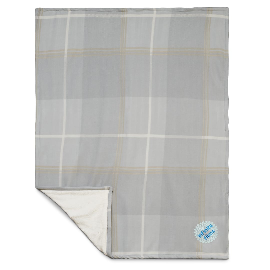 Plaid Fleece Sherpa Blanket 69