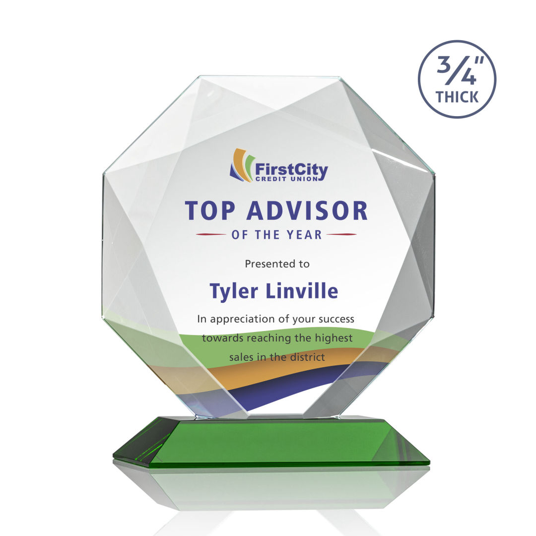 Bradford VividPrint™ Award - Green 4