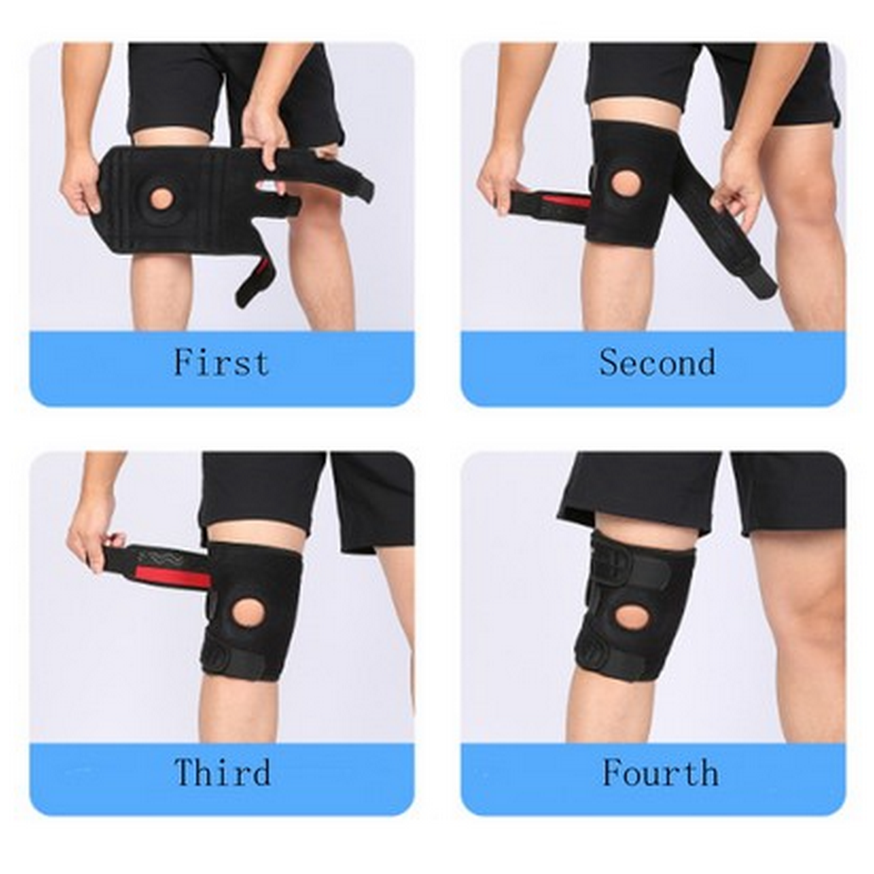 Spring-Supported Sports Knee Brace 3