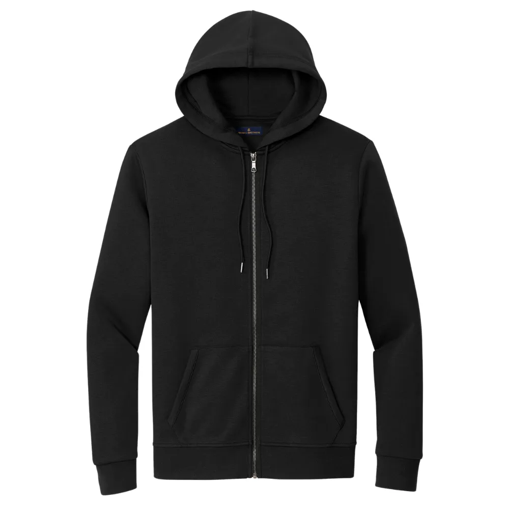 Brooks Brothers(R) Double-Knit Full-Zip Hoodie, custom hoodie or sweatshirt with logo imprint 2