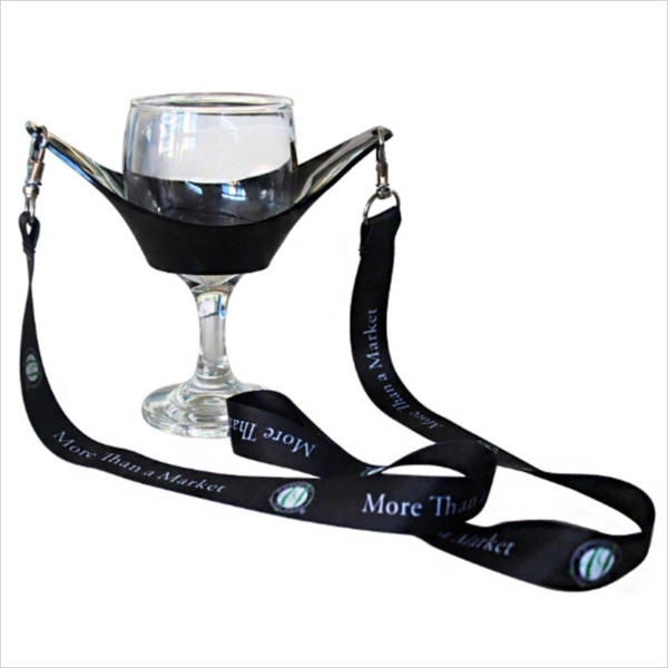 Personalized Lanyard Wine Glass Holder 1