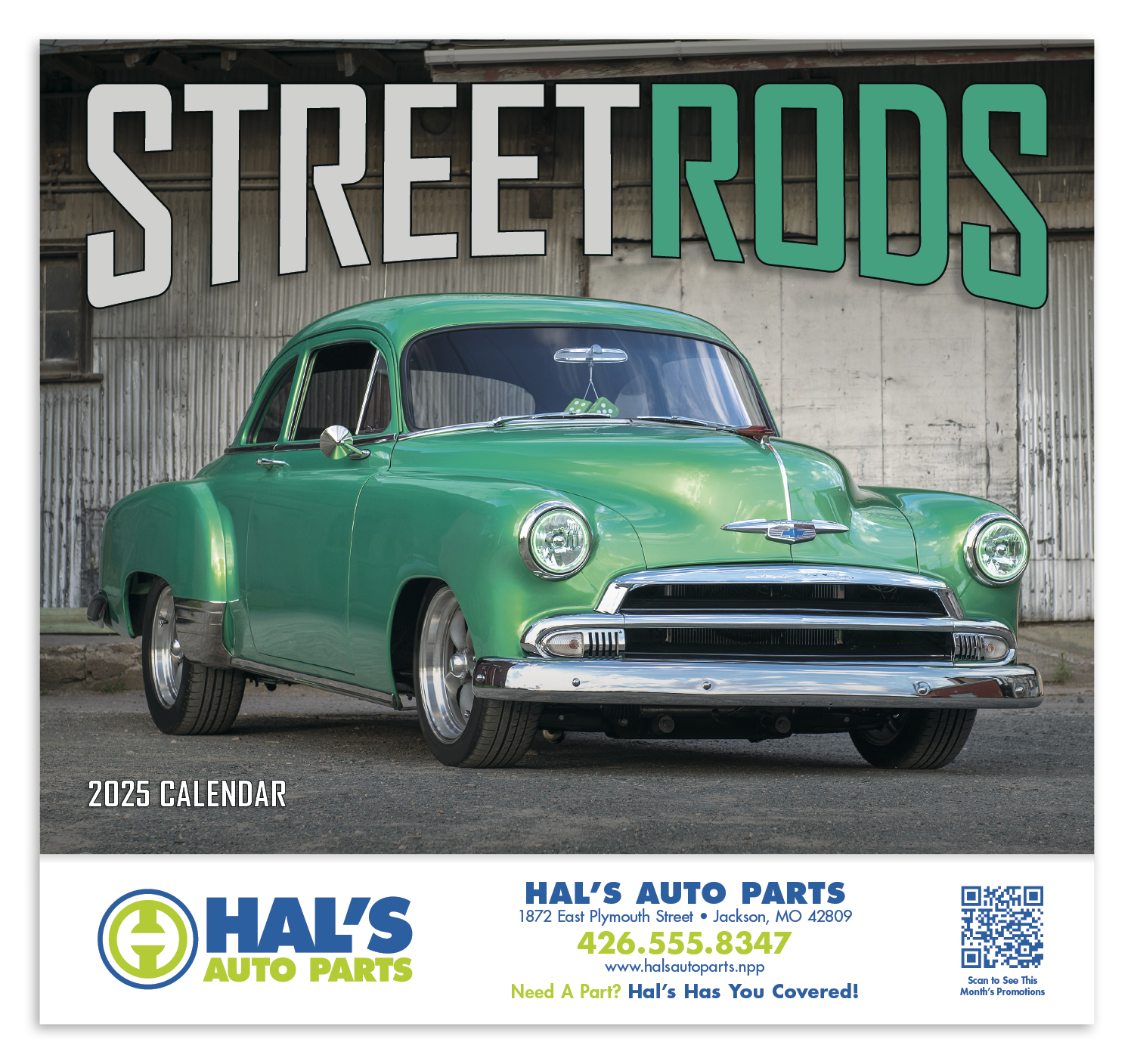 HotLine® Products Street Rod Fever Appointment Calendar - Stapled 17