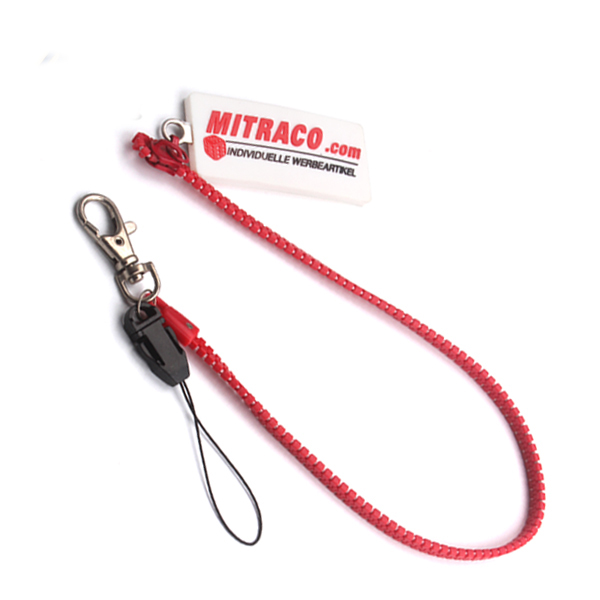 Zipper Lanyard with PVC Tag 3
