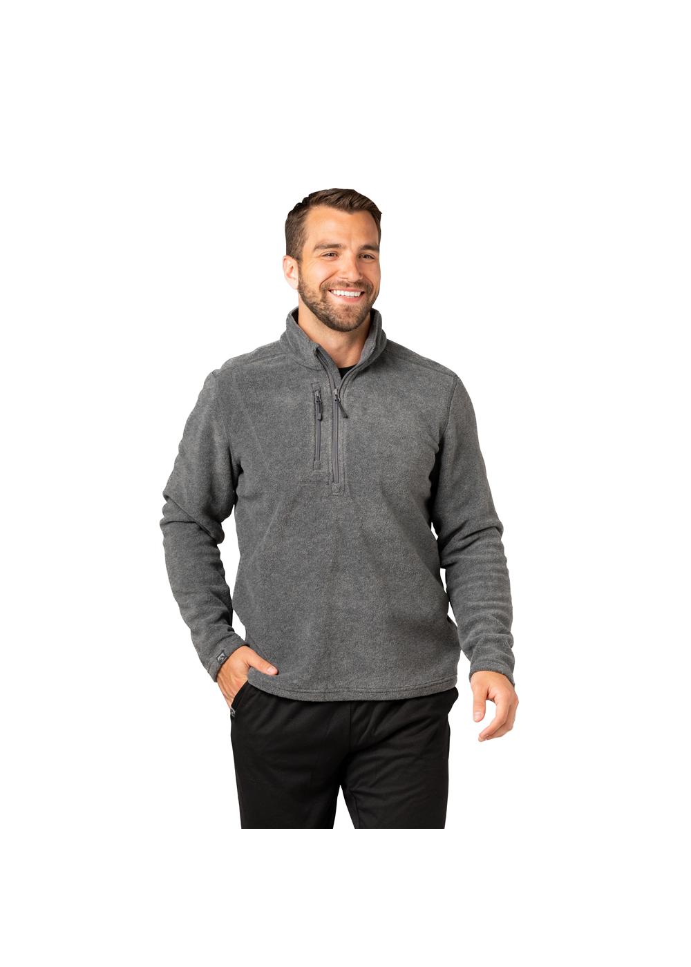 Storm Creek Men's Fireside Fleece Microfleece Quarter Zip 5