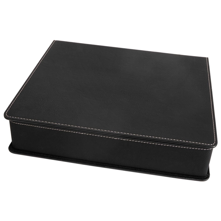 Black/Silver Leatherette 5-Piece Wine Tool Set 3