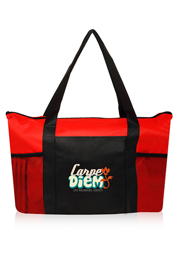 Zippered Non-Woven Tote Bags 6