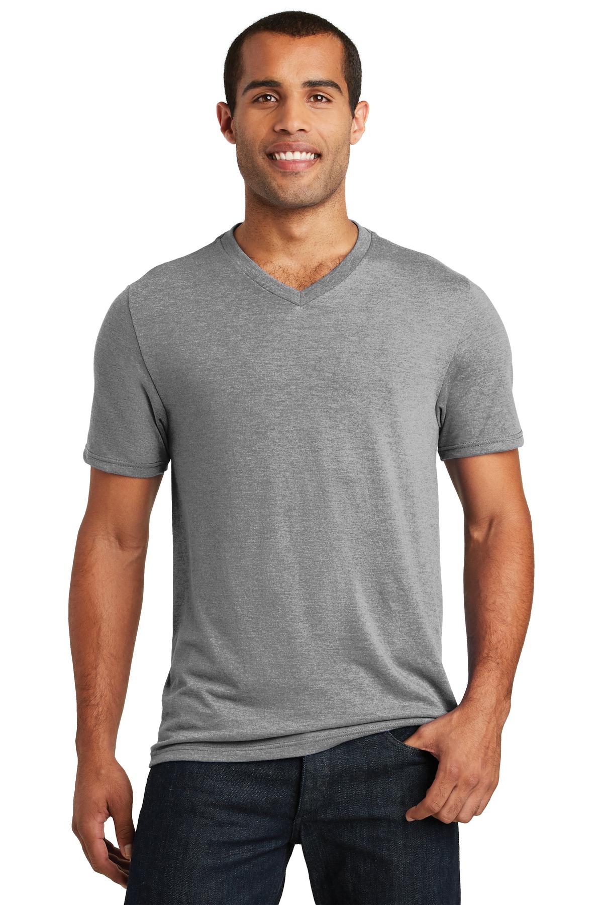 District Perfect Tri V-Neck Tee. DT1350 33