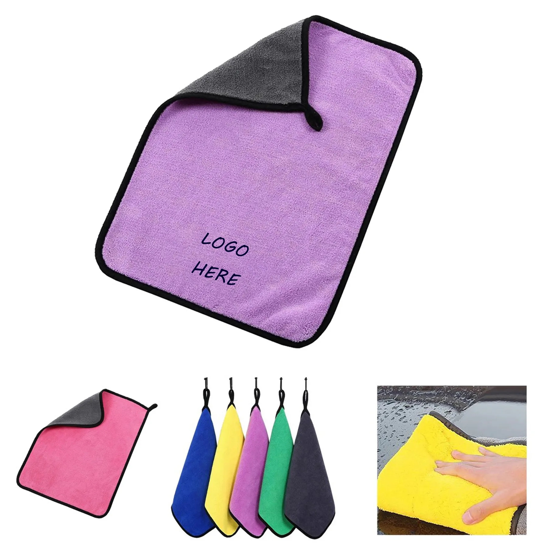 Double-layer Car Micro Fiber Towels 2
