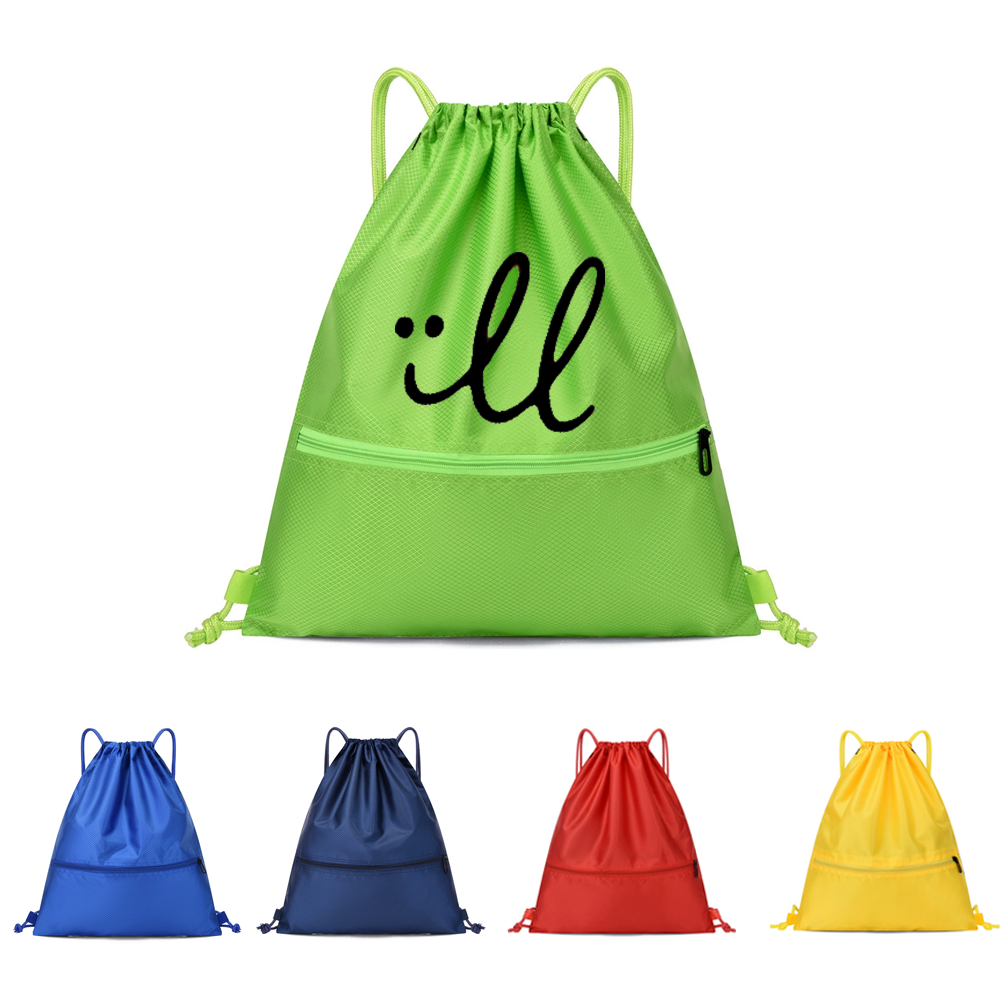Honeycomb Pattern Sports Cinch String Bag 2