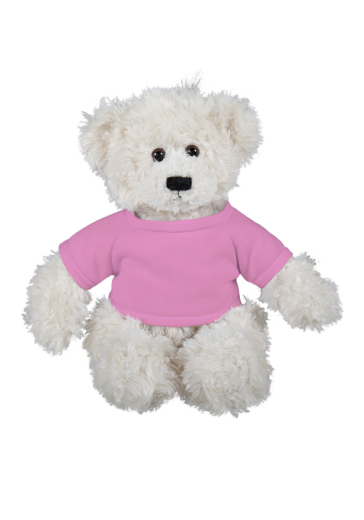 soft plush Cream Brandon Bear with t-shirt 9