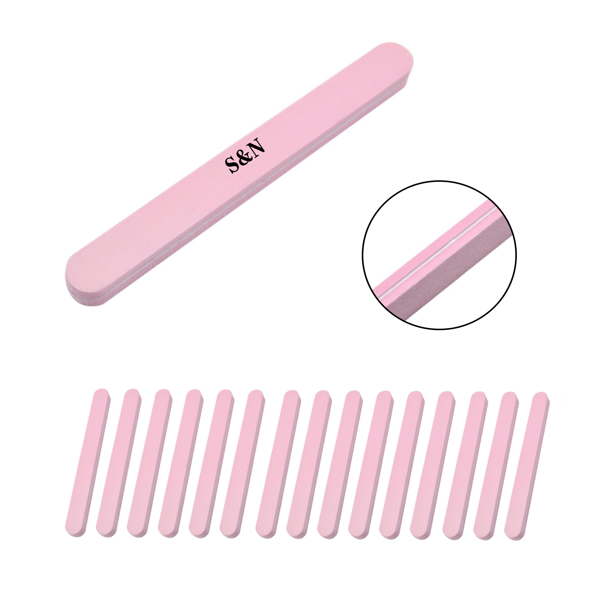 Double Sided Sponge Polishing Strip Nail File 2