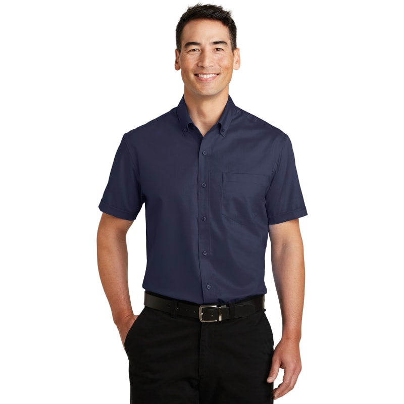 Port Authority Short Sleeve SuperPro Twill Shirt. 37