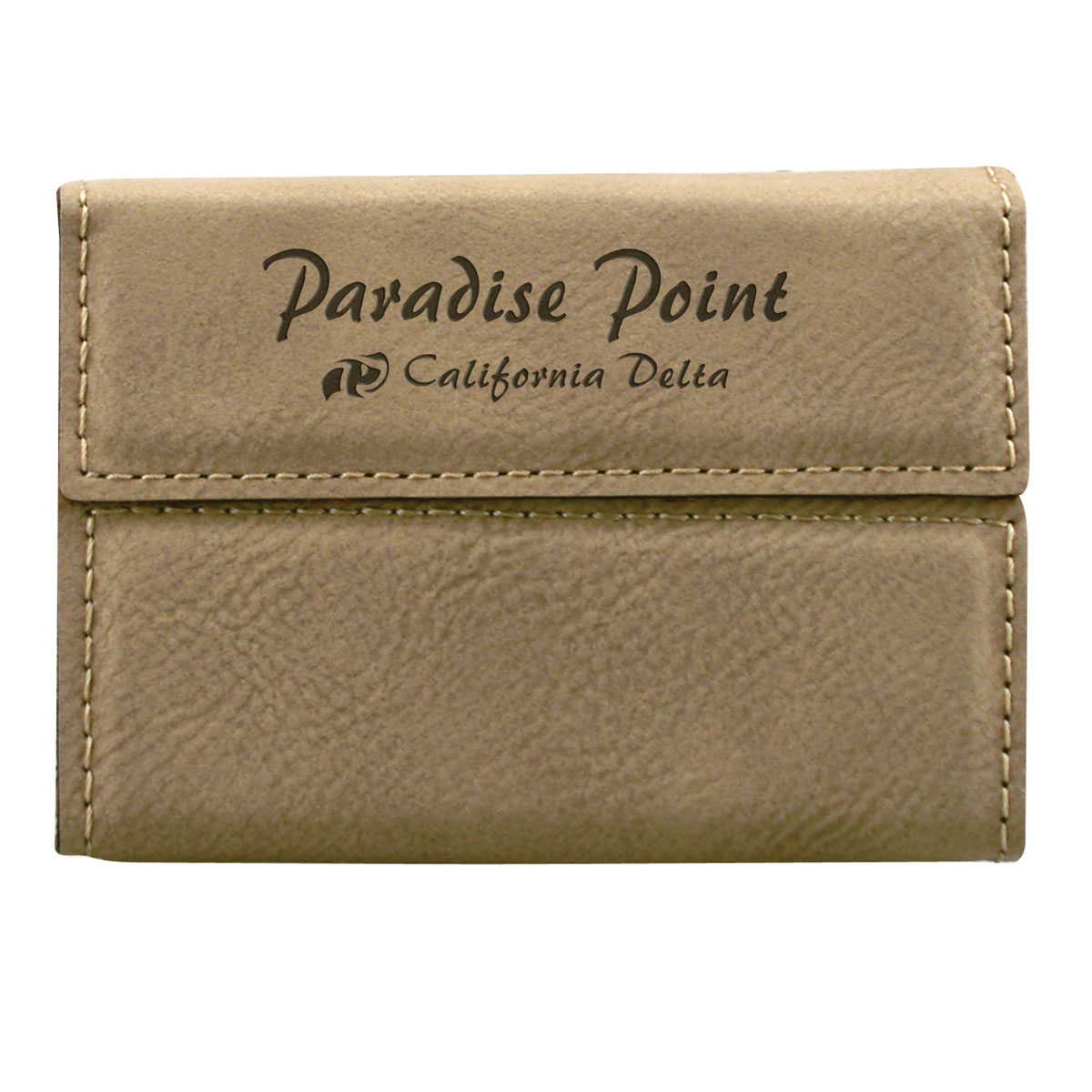 Leatherette Hard Business Card Holder 1