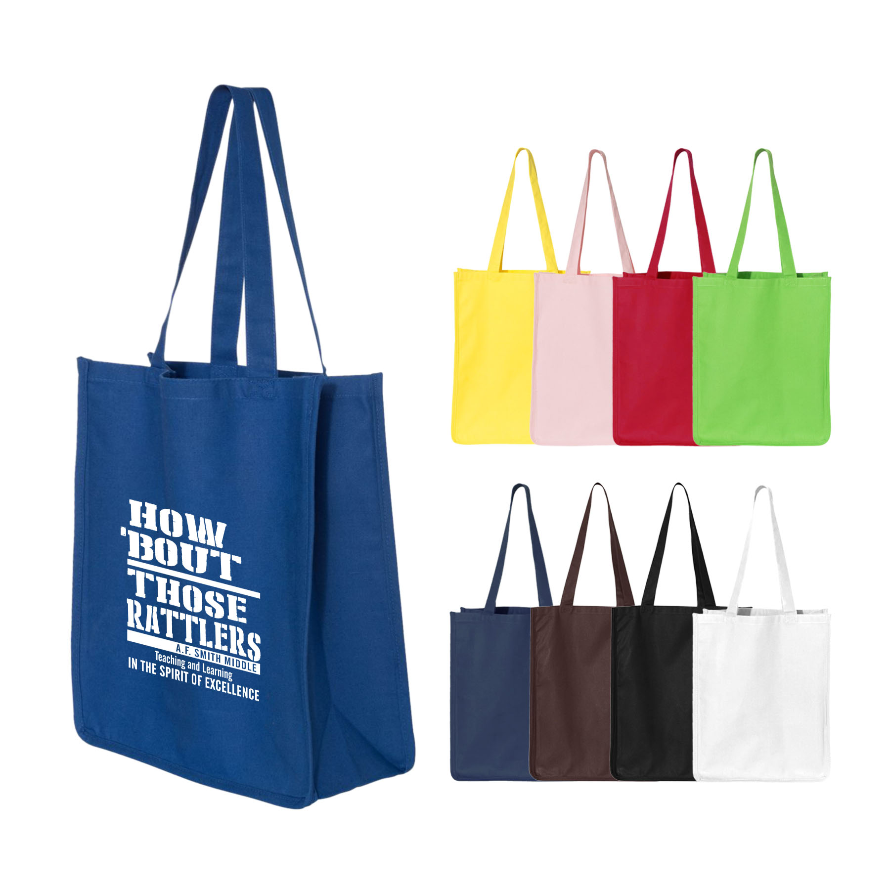 12 oz. Heavy Cotton Canvas 27L Jumbo Shopping Tote Bag_R112BT 3
