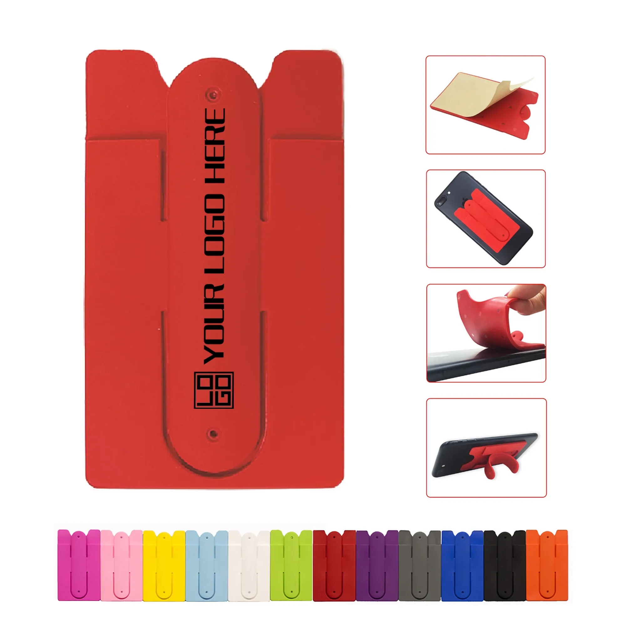 Silicone Phone Holder Card Stand