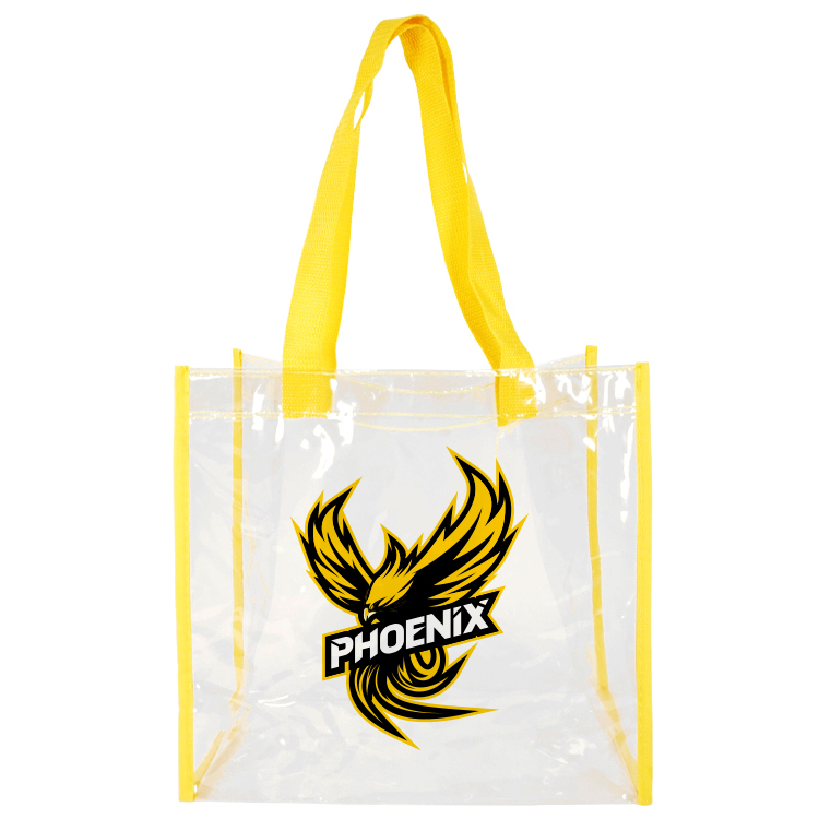 Coronado Clear Open Top Tote, custom tote bag with logo imprint 11