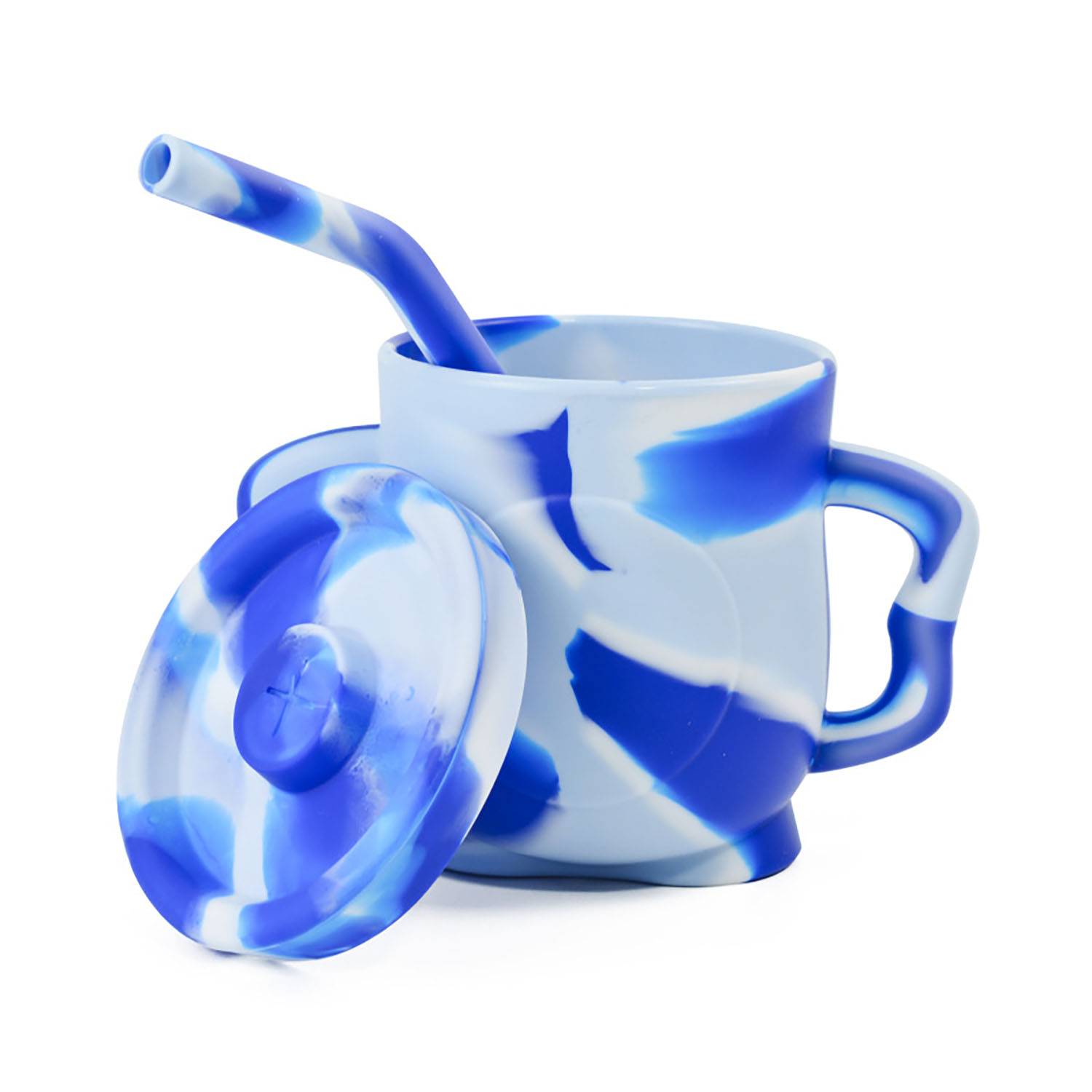 Children's Silicone Drinking Cup with Dust-proof Lid 5