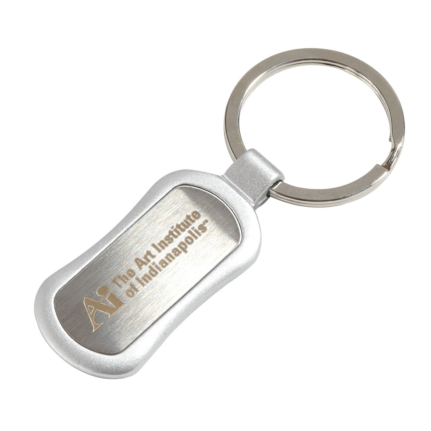 Oval Metal Keytag 1