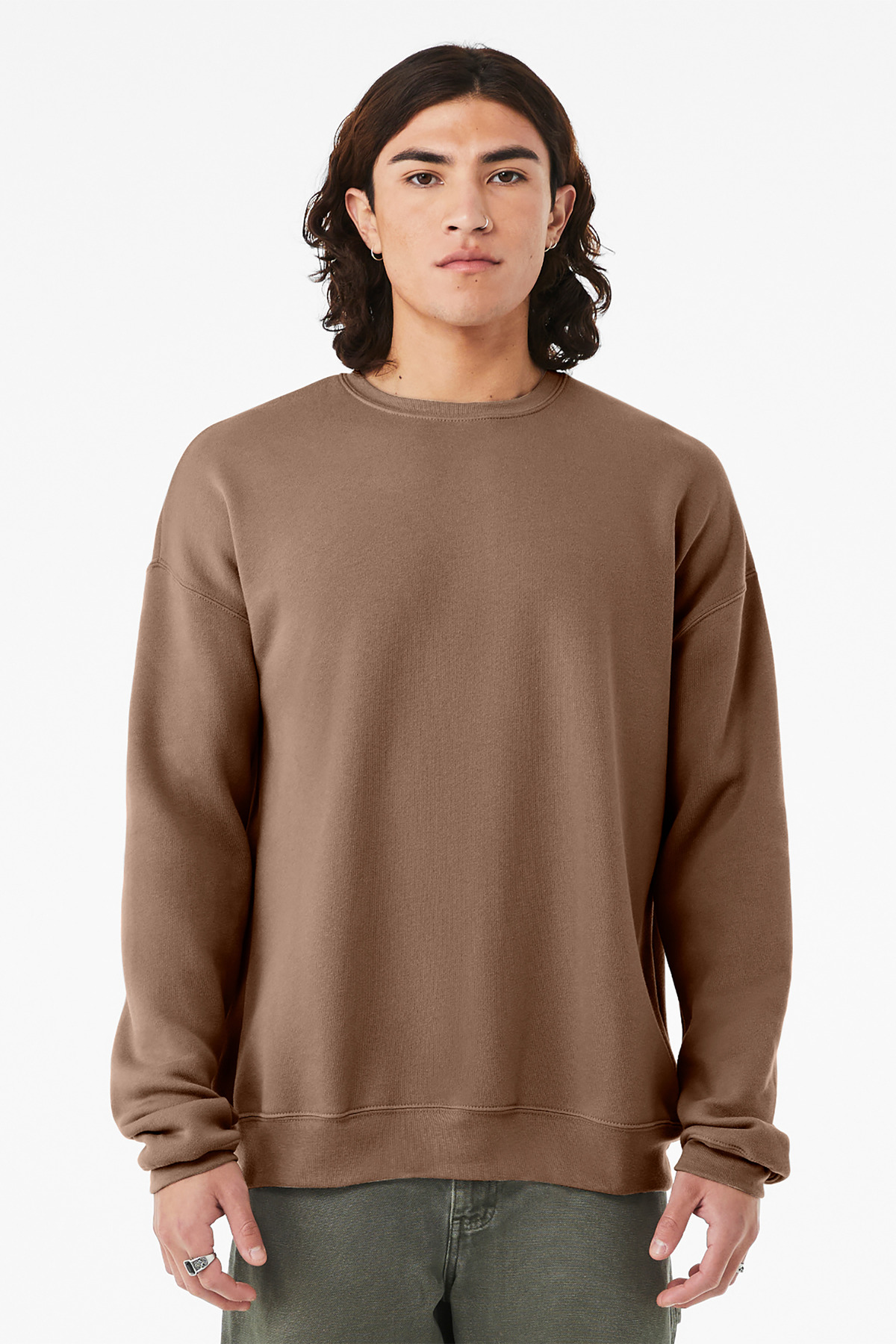 BELLA+CANVAS Unisex Sponge Fleece Drop Shoulder Sweatshirt. BC3945 55