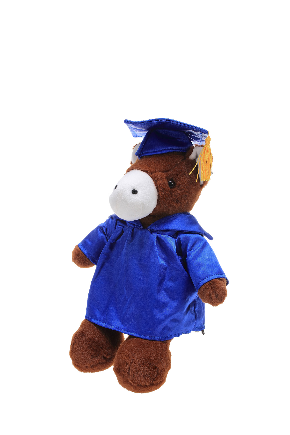 Soft Plush Horse in Graduation Cap & Gown Stuffed Animal 4