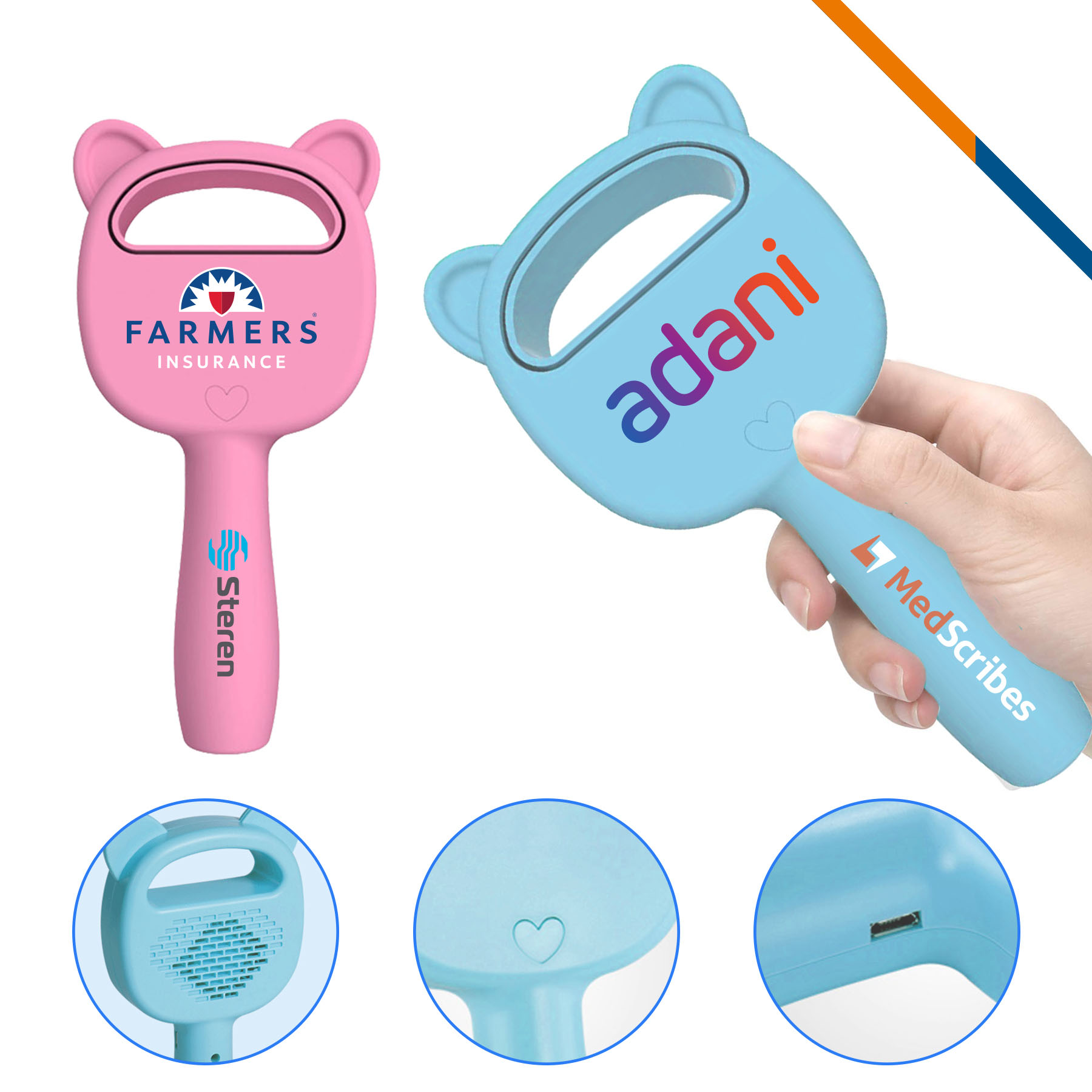 Kitten Bladeless Handheld Fan 2