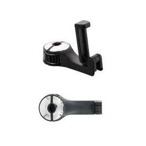 Car Headrest Bag Hanger And Phone Holder With Self Lock Switch 9