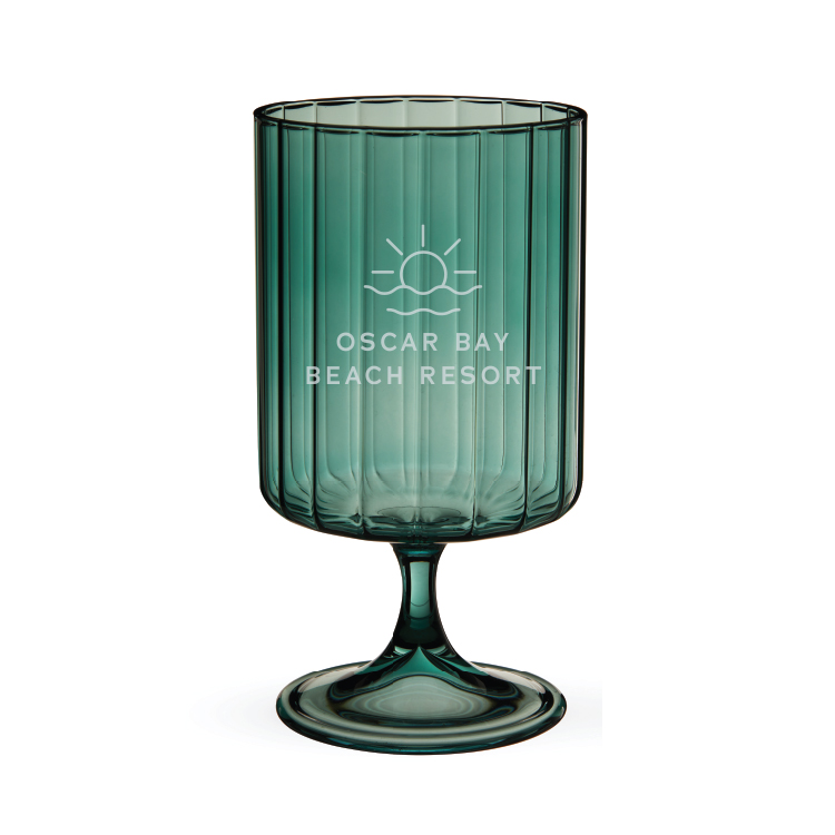 Twine Living® Malachite Stemmed Optic Tumbler