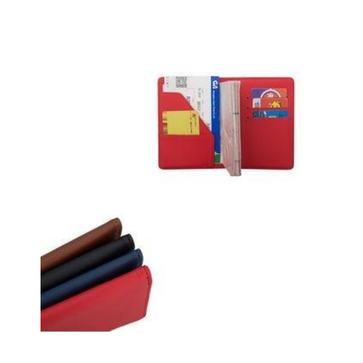 Eco Friendly Passport Bag With 4 Card Holders And Travel Organizer 12