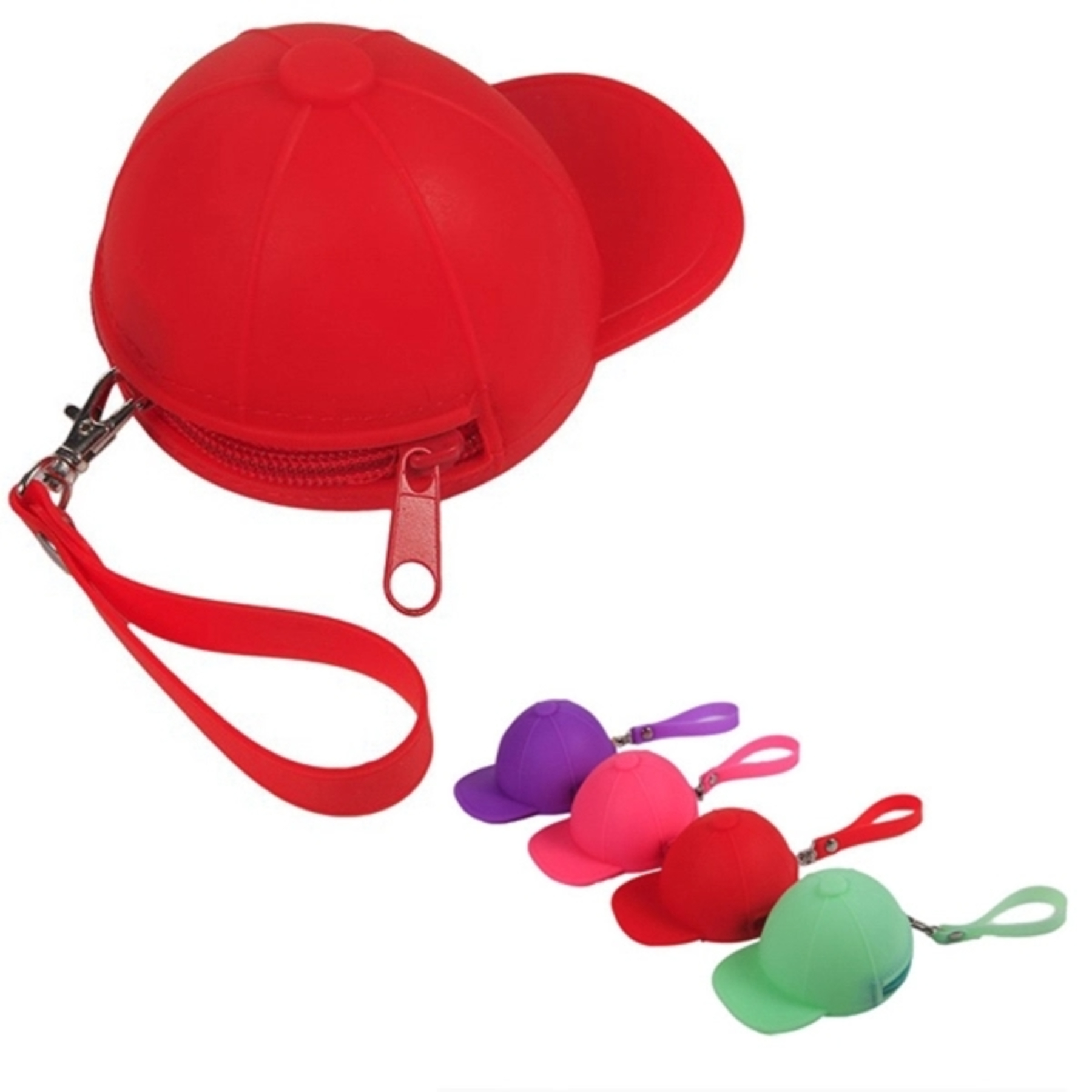 Hat Shaped Silicone Coin Purse
 1