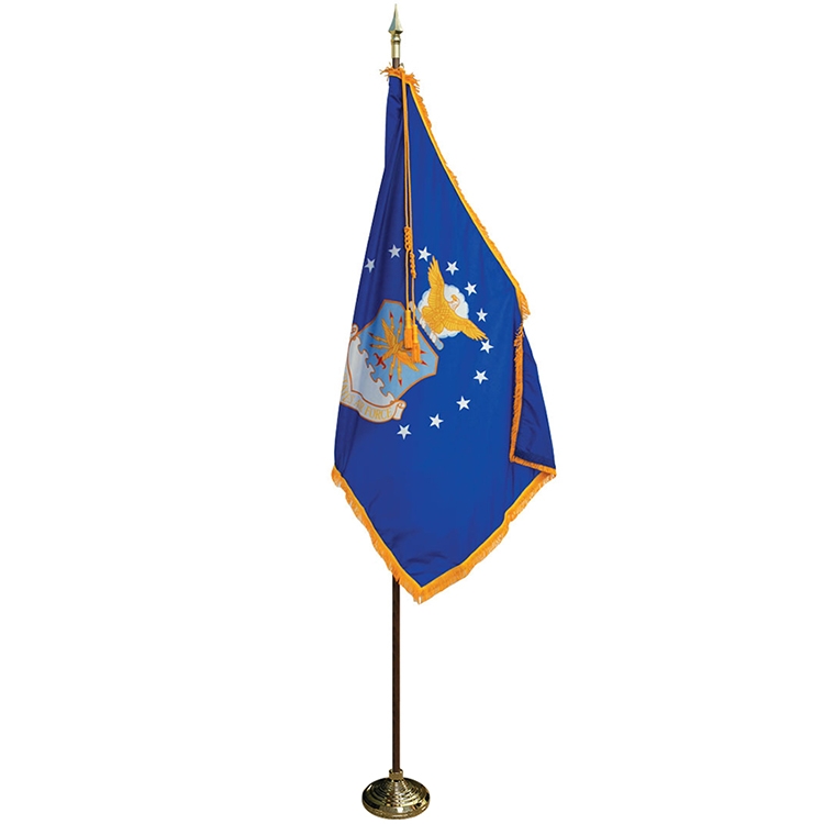 8' Pole & 3' x 5' Flag - Air Force Indoor Presentation Set 2