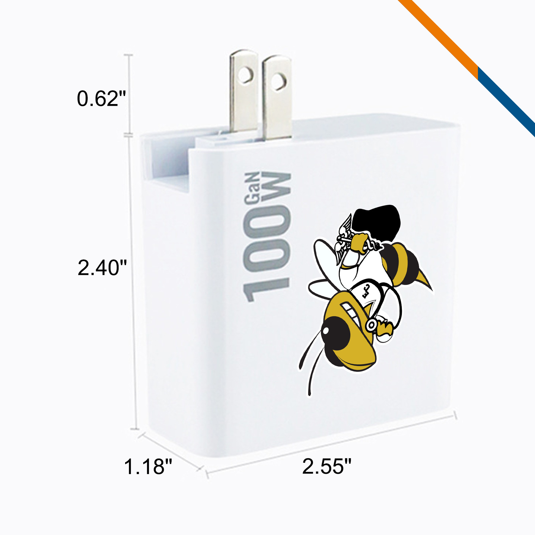 Rosafe 4-Port Wall Charger 3