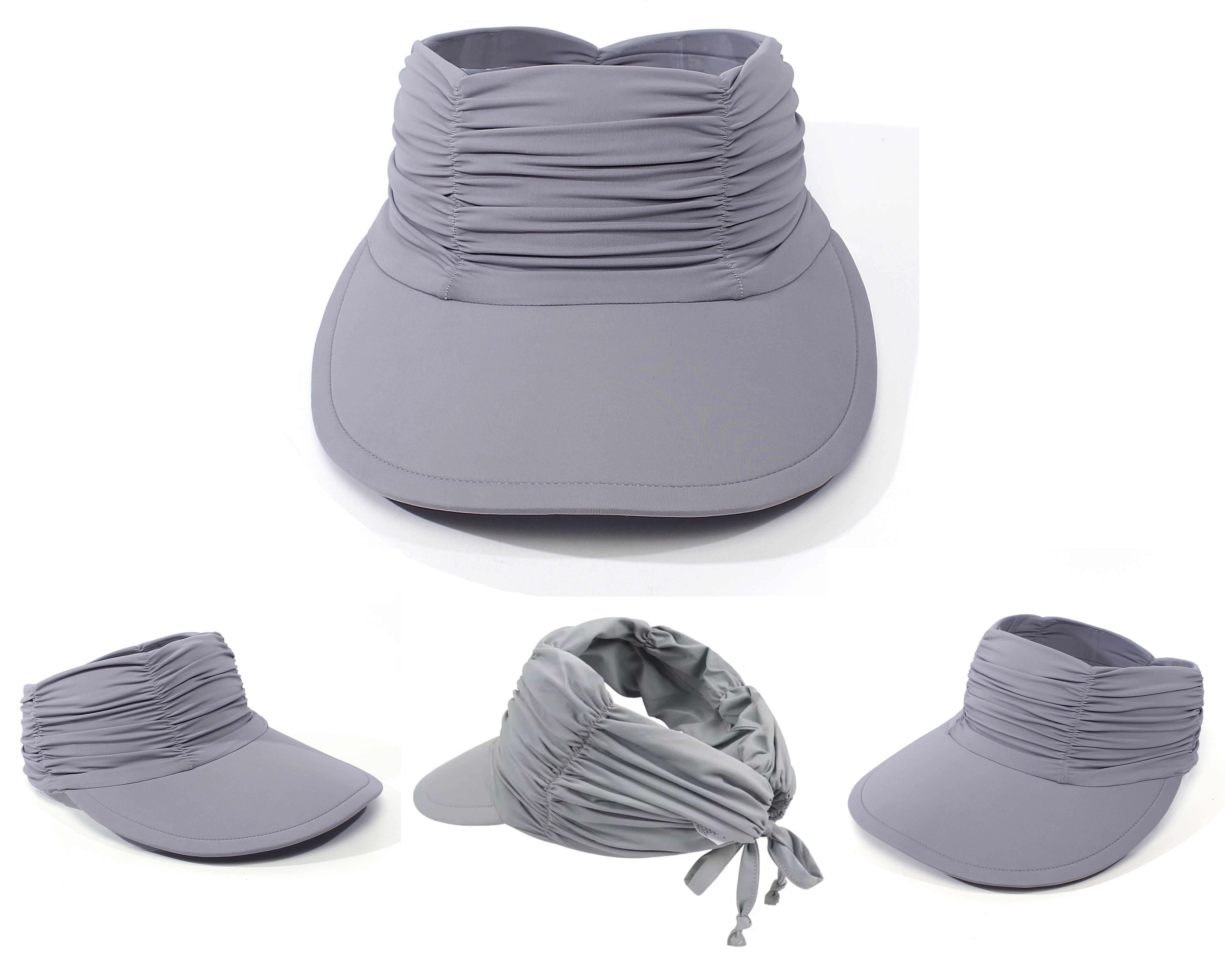 Adjustable Elastic Headband Shade Hat 2