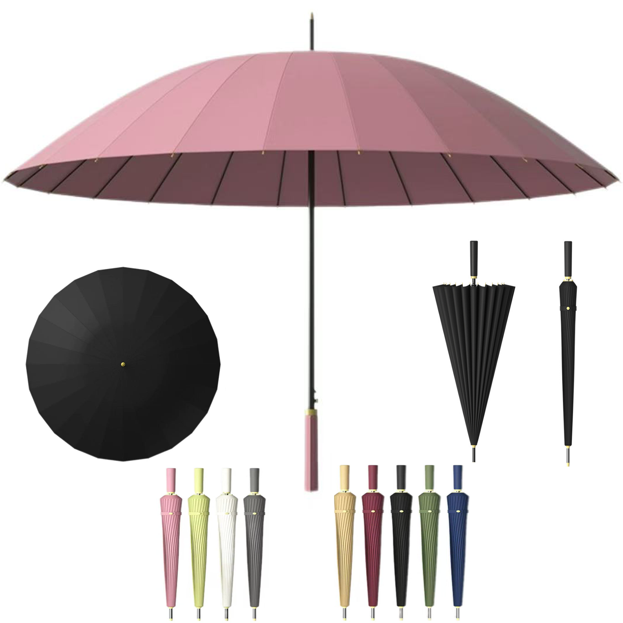 24-Spoke Instant-Open Rain Protector 2